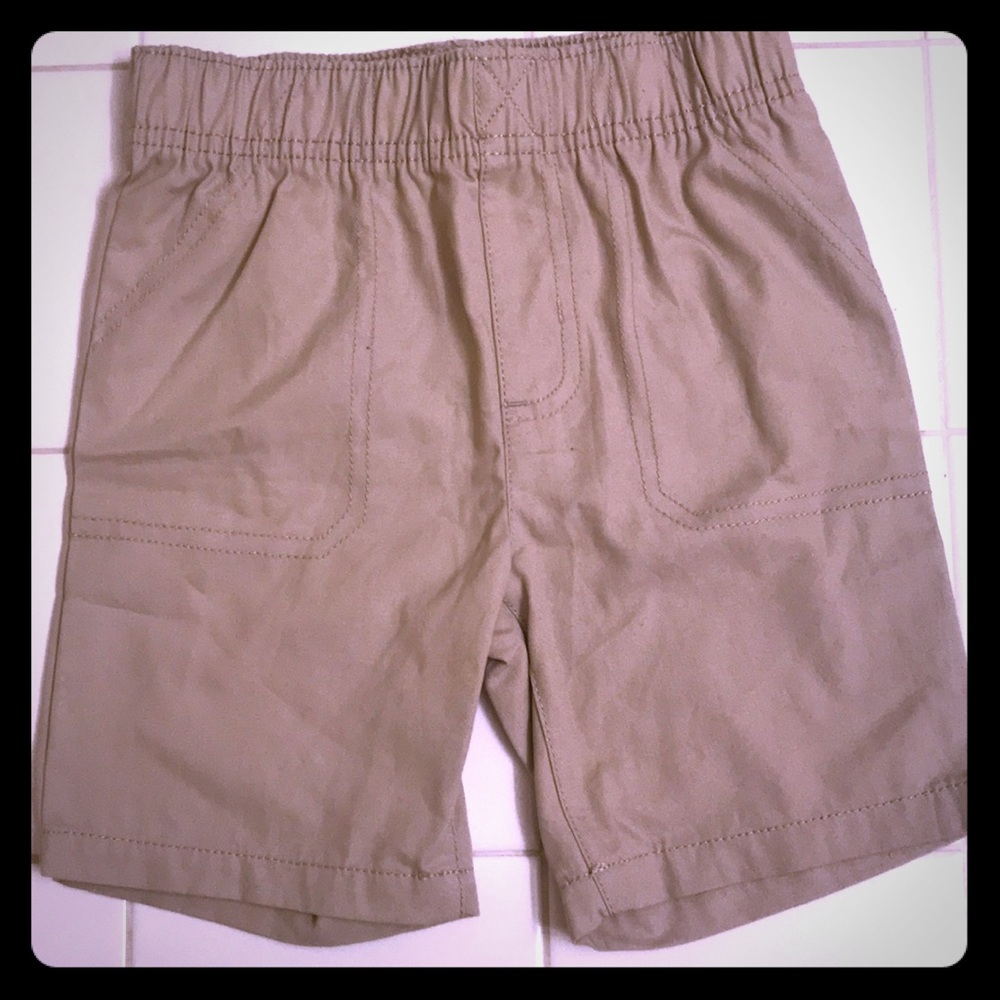 Toddler boys khaki shorts
